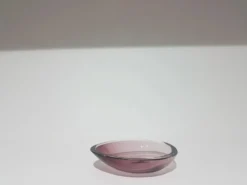 Bol décoratif, rose-violet, en verre, conçu par A. F. Gangkofner, Hessengl