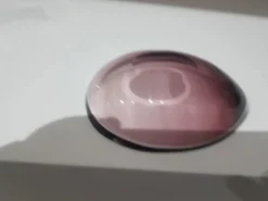 Bol décoratif, rose-violet, en verre, conçu par A. F. Gangkofner, Hessengl
