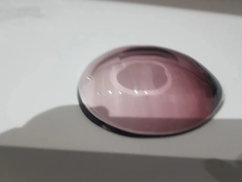 Bol décoratif, rose-violet, en verre, conçu par A. F. Gangkofner, Hessengl