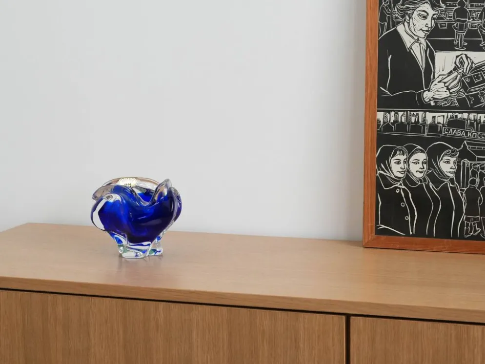 Bol de Bohême, design tchèque, années 1970, fabriqué en République tchèque
