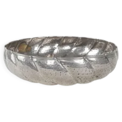 Bol en argent, design italien, années 1960, fabriqué en Italie