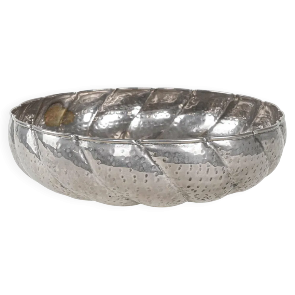 Bol en argent, design italien, années 1960, fabriqué en Italie