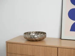 Bol en argent, design italien, années 1960, fabriqué en Italie