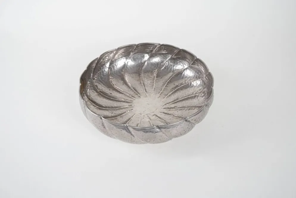 Bol en argent, design italien, années 1960, fabriqué en Italie