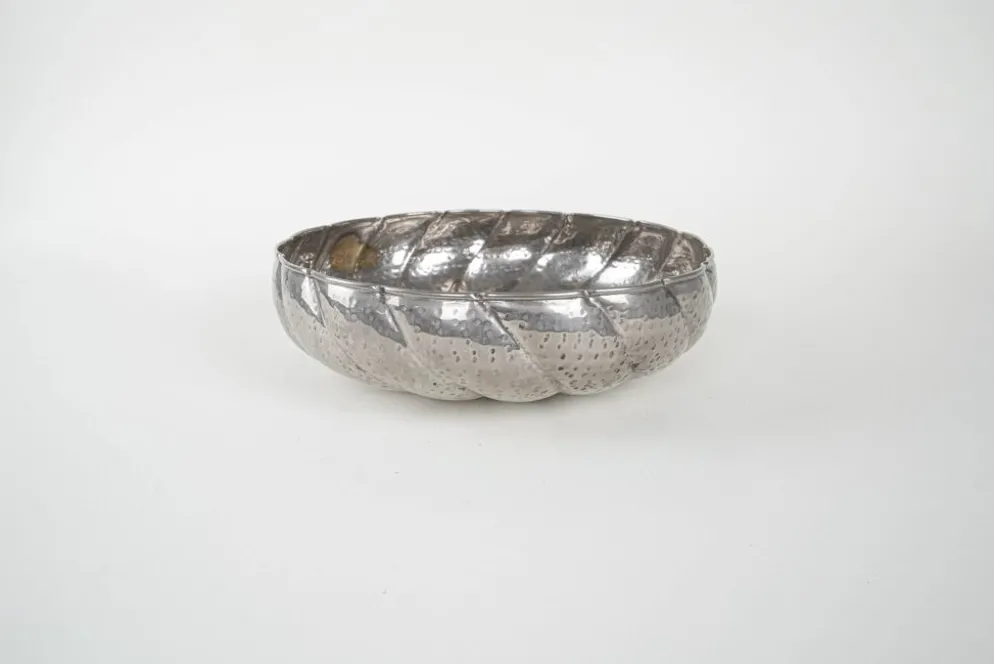 Bol en argent, design italien, années 1960, fabriqué en Italie