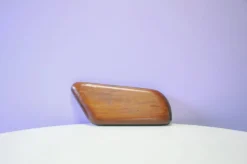 Bol en bois allongé vintage