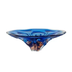 Bol en cobalt, design danois, années 1970, fabriqué au Danemark