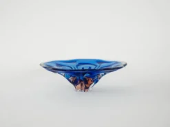 Bol en cobalt, design danois, années 1970, fabriqué au Danemark