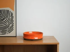 Bol en céramique, design danois, années 1960, fabriqué au Danemark