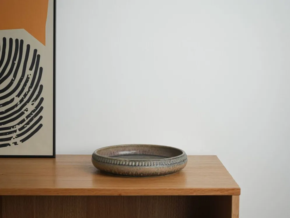 Bol en céramique, design danois, années 1960, fabriqué par Lovemose