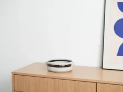 Bol en céramique, design danois, années 1970, fabriqué par Hanne Stentøj