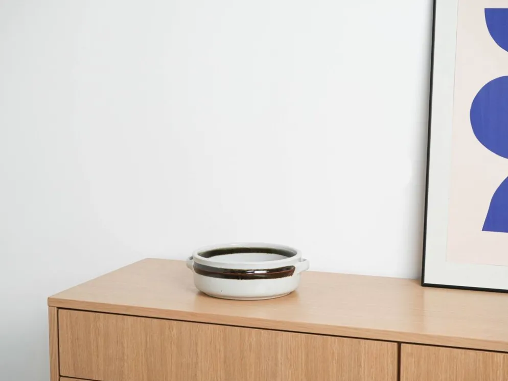 Bol en céramique, design danois, années 1970, fabriqué par Hanne Stentøj