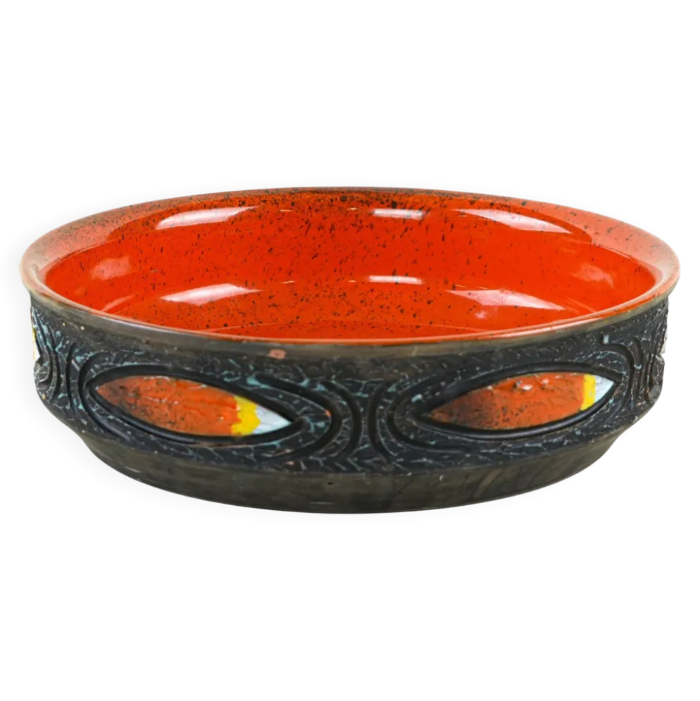 Bol en céramique, design suédois, années 1970, fabriqué en Suède