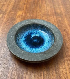Bol en céramique de studio danois du milieu du siècle de Michael Andersen, Bornholm, années 1960.