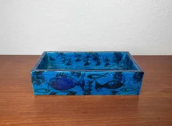 Bol en céramique de studio en forme de poisson Pesce de style mid-century moderne par Aldo Londi pour Bitossi, Italie, années 1960.