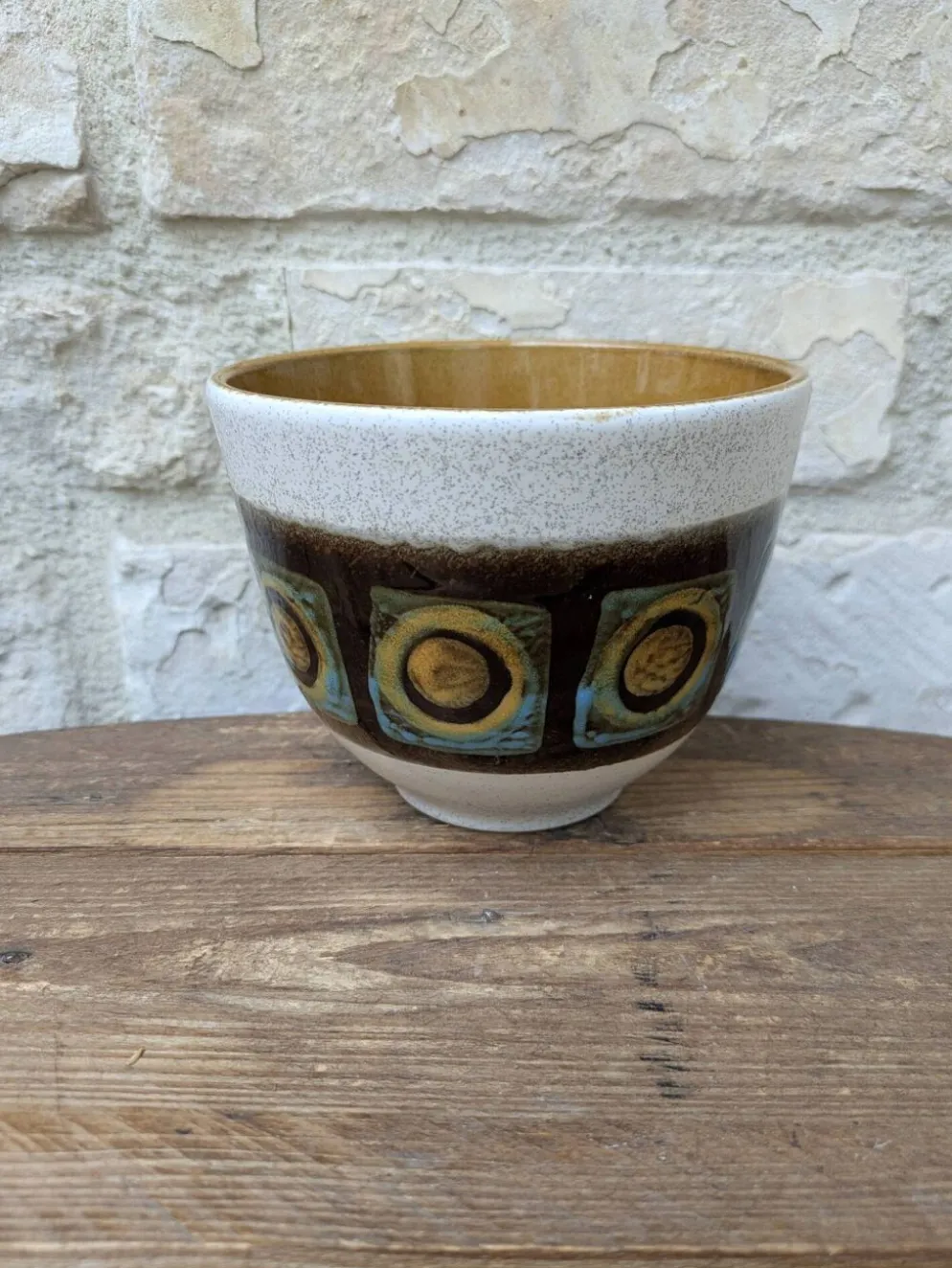 Bol en céramique vintage West Germany Kera DB Höhr Dümbler & Breiden