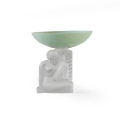 Bol en cristal Art Déco, Cristal Sèvres France vers les années 1930.