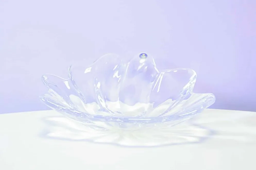 Bol en cristal vintage Natura Ole Kortzau