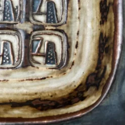 Bol en grès brutaliste danois du milieu du siècle par Jorgen Mogensen pour Royal Copenhagen