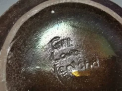 Bol en lave Glit rare. Island années 1970