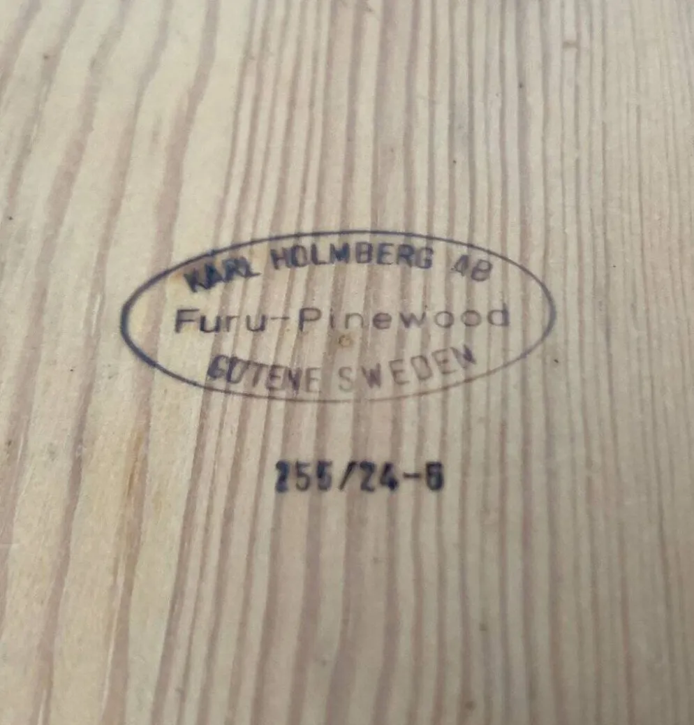 Bol en pin du milieu du siècle de Karl Holmberg AB, Suède