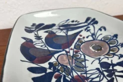 Bol en porcelaine danoise Tenera de style mid-century moderne avec motif d'oiseau par Kari Christensen pour Aluminia Royal Copenhagen, années 1960.