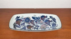 Bol en porcelaine danoise Tenera de style mid-century moderne avec motif d'oiseau par Kari Christensen pour Aluminia Royal Copenhagen, années 1960.