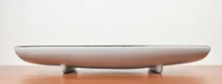 Bol en porcelaine danoise Tenera de style mid-century moderne avec motif d'oiseau par Kari Christensen pour Aluminia Royal Copenhagen, années 1960.
