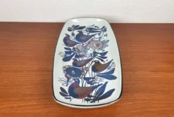 Bol en porcelaine danoise Tenera de style mid-century moderne avec motif d'oiseau par Kari Christensen pour Aluminia Royal Copenhagen, années 1960.