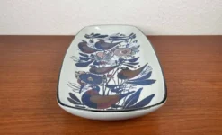 Bol en porcelaine danoise Tenera de style mid-century moderne avec motif d'oiseau par Kari Christensen pour Aluminia Royal Copenhagen, années 1960.