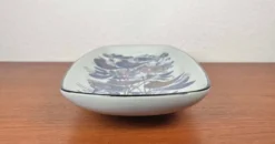 Bol en porcelaine danoise Tenera de style mid-century moderne avec motif d'oiseau par Kari Christensen pour Aluminia Royal Copenhagen, années 1960.