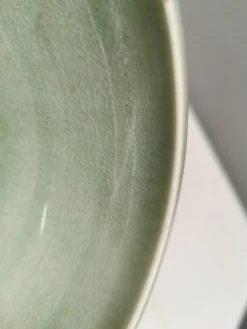 Bol en porcelaine de style danois des années 50 par Poul Erik Eliasen, années 1980.