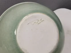 Bol en porcelaine de style danois des années 50 par Poul Erik Eliasen, années 1980.