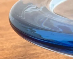Bol en verre danois de style mid-century moderne par Per Lütken pour Holmegaard, années 1960.