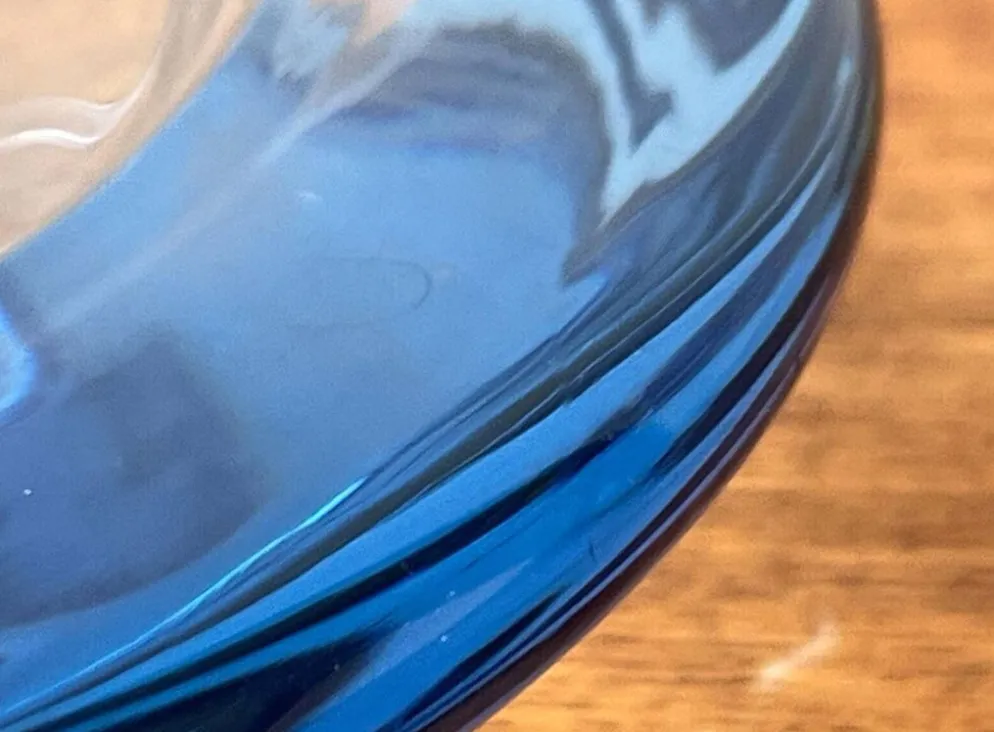 Bol en verre danois de style mid-century moderne par Per Lütken pour Holmegaard, années 1960.