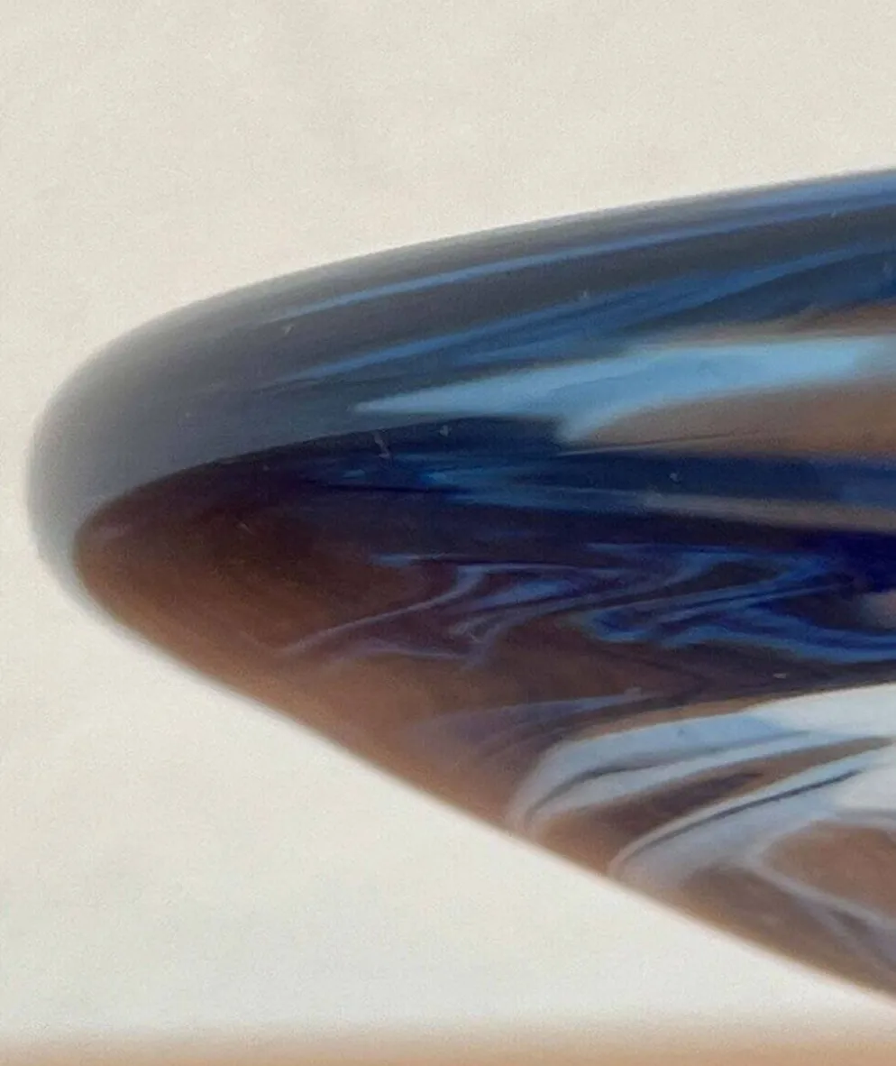 Bol en verre danois de style mid-century moderne par Per Lütken pour Holmegaard, années 1960.