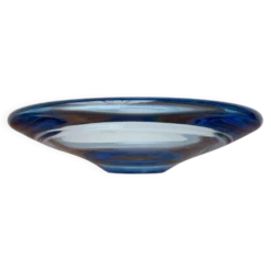 Bol en verre danois de style mid-century moderne par Per Lütken pour Holmegaard, années 1960.