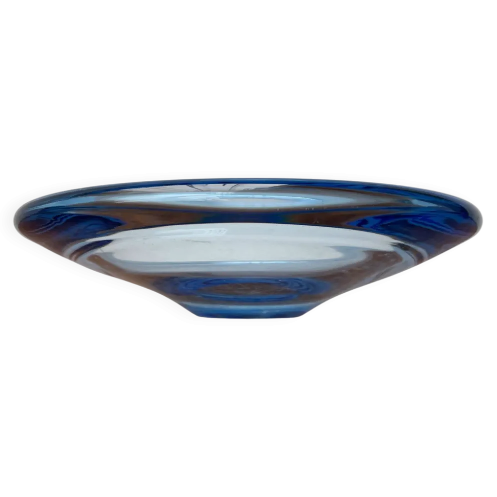Bol en verre danois de style mid-century moderne par Per Lütken pour Holmegaard, années 1960.