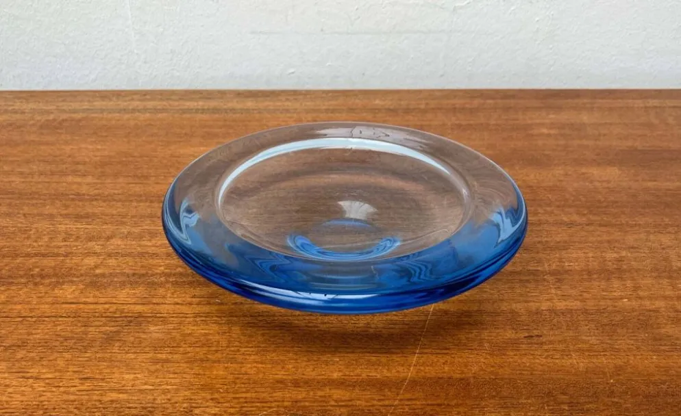 Bol en verre danois de style mid-century moderne par Per Lütken pour Holmegaard, années 1960.