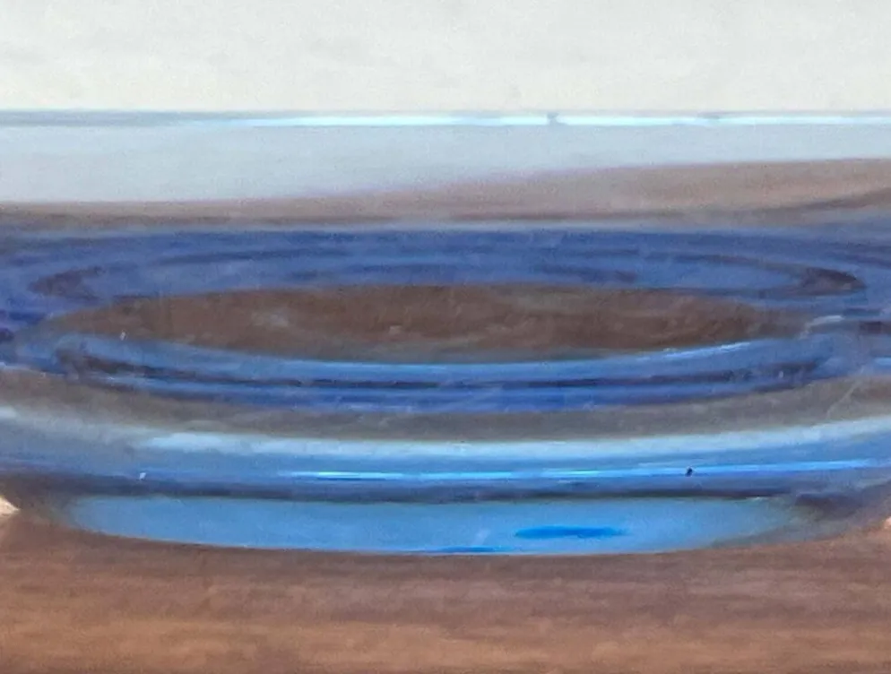 Bol en verre danois de style mid-century moderne par Per Lütken pour Holmegaard, années 1960.