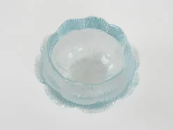 Bol en verre, design danois, années 1980, fabricant : Holmegaard, designer : Sidse
