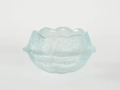 Bol en verre, design danois, années 1980, fabricant : Holmegaard, designer : Sidse