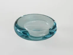 Bol en verre, design danois, années 1960, fabricant : Holmegaard, designer : Per L