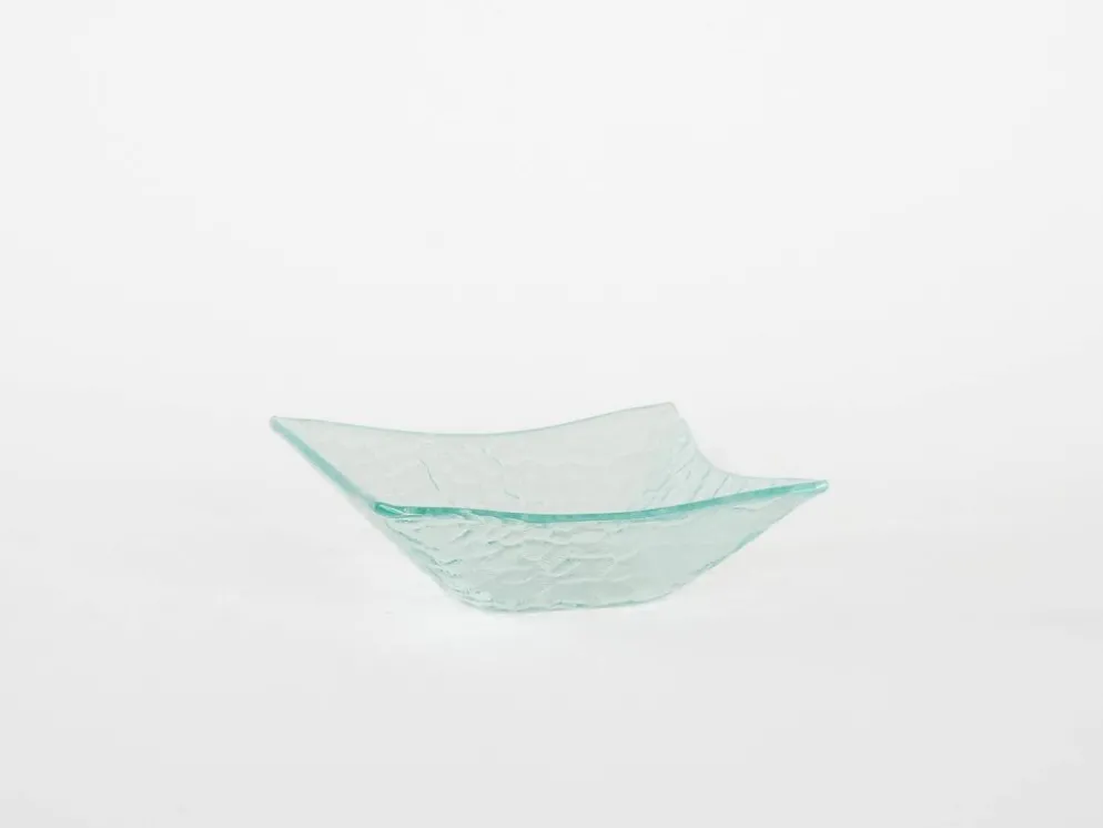 Bol en verre, design danois, années 1970, fabriqué au Danemark