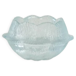 Bol en verre, design danois, années 1980, fabricant : Holmegaard, designer : Sidse