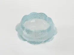 Bol en verre, design danois, années 1980, fabricant : Holmegaard, designer : Sidse