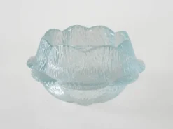 Bol en verre, design danois, années 1980, fabricant : Holmegaard, designer : Sidse