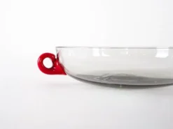Bol en verre, design italien, années 1970, fabriqué en Italie