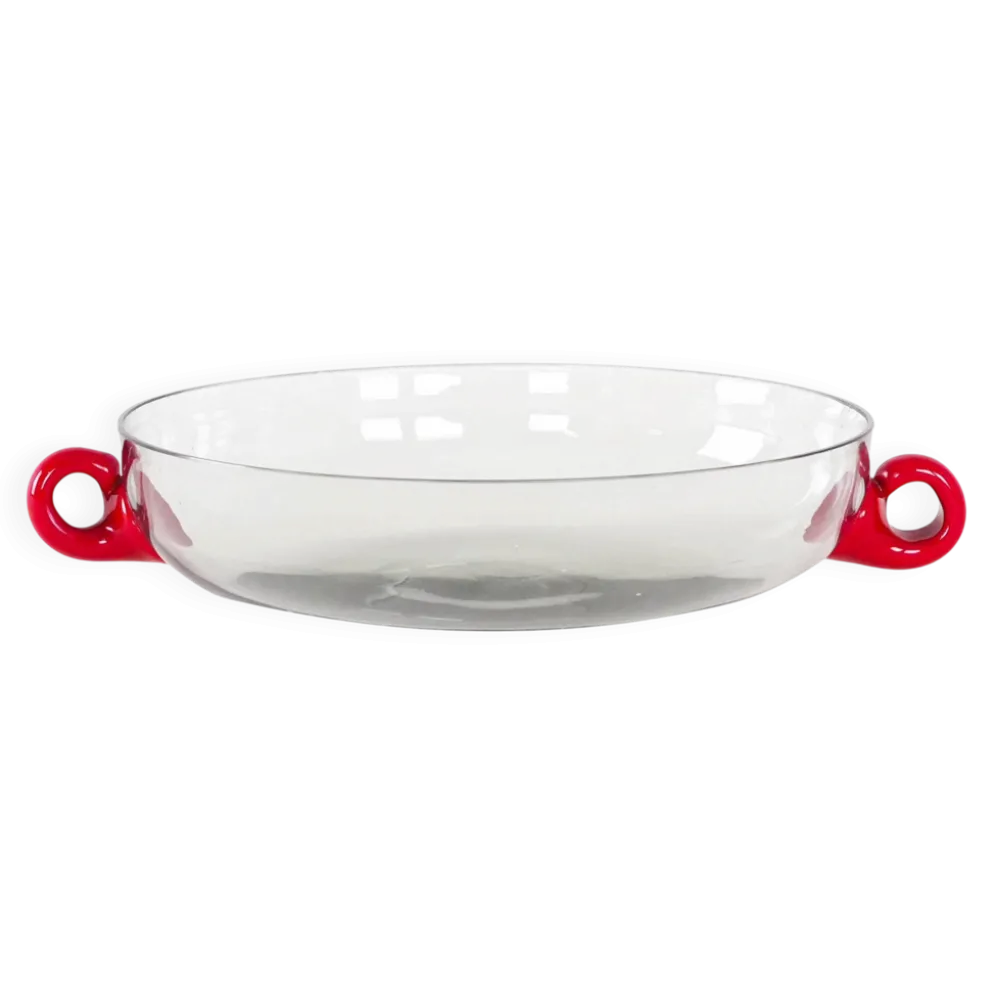 Bol en verre, design italien, années 1970, fabriqué en Italie