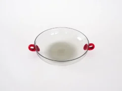 Bol en verre, design italien, années 1970, fabriqué en Italie